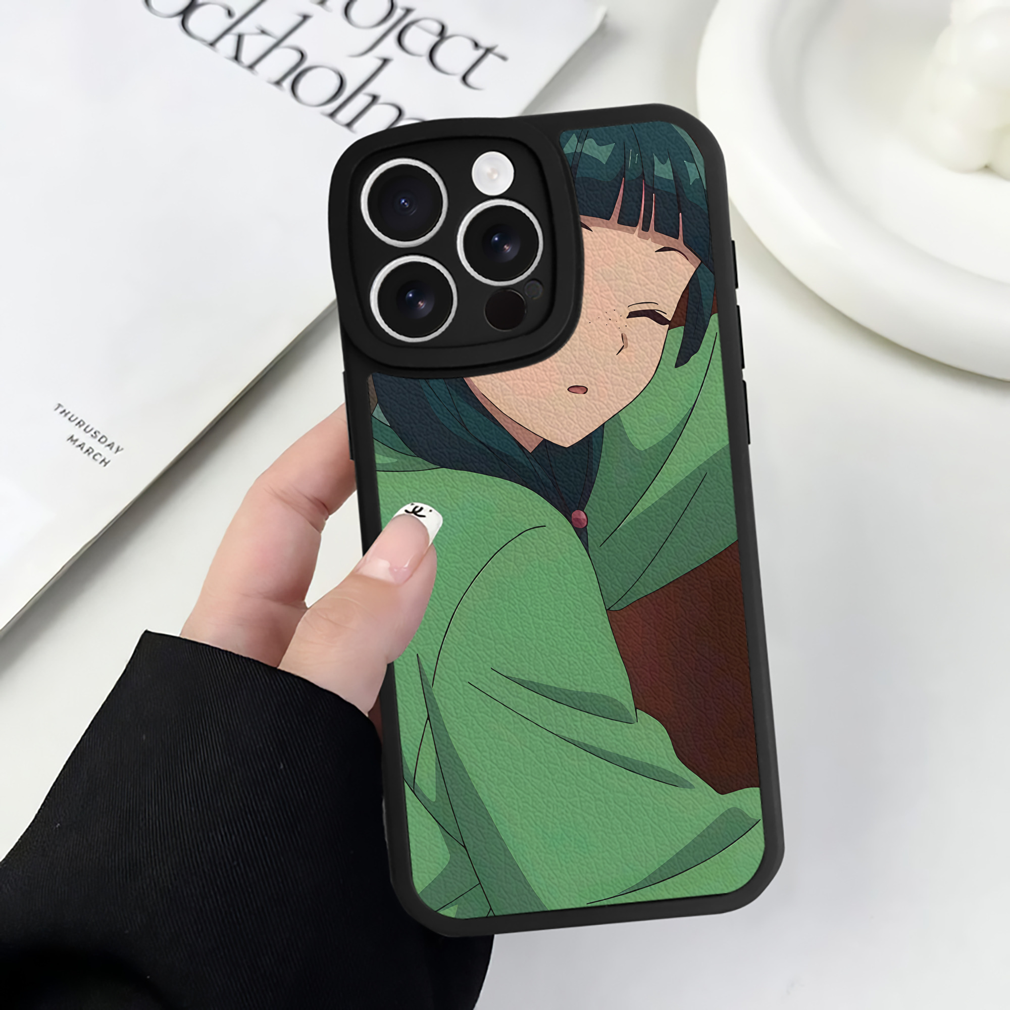 薬屋のひとりごと The Apothecary Diaries 【iPhone 16シリーズ対応】シリコンスマホケース（レザー調） 材質：シリコン